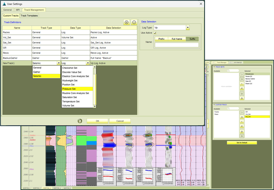 Rokdoc Crossplot RokDoc 2025.3 - Enhancements to the Reservoir Characterization Module