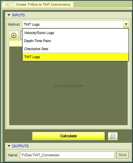 New options for Multi-Well Time-Depth Creation