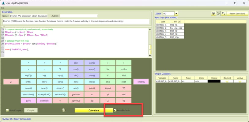 Rokdoc Crossplot RokDoc 2026.1: Streamlined Workflows and New Flexibility in Rock Physics